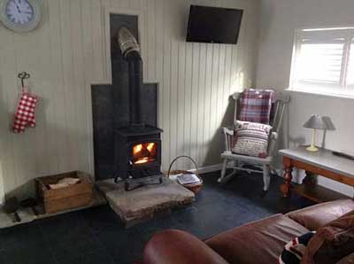 The Stable living area at New Wood Farm